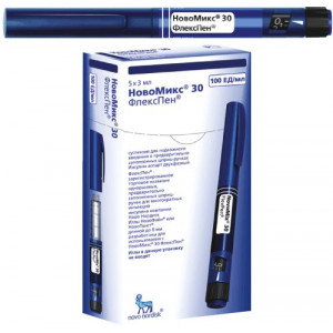 НОВОМИКС 30 ФЛЕКСПЕН 100ЕД/МЛ. 3МЛ. №5 СУСП. Д/П/К КАРТР. В ШПРИЦ-РУЧКЕ /НОВО НОРДИСК/ НОВОМИКС 30 ФЛЕКСПЕН 100ЕД/МЛ. 3МЛ. №5 СУСП. Д/П/К КАРТР. В ШПРИЦ-РУЧКЕ /НОВО НОРДИСК/