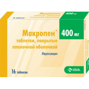 МАКРОПЕН 400МГ. №16 ТАБ. П/П/О /KRKA/