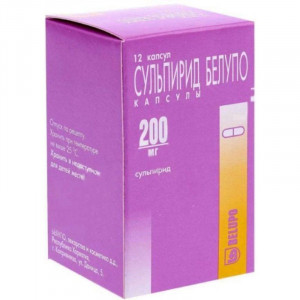 СУЛЬПИРИД 200МГ. №12 КАПС. /БЕЛУПО/ СУЛЬПИРИД 200МГ. №12 КАПС. /БЕЛУПО/