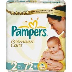 ПАМПЕРС ПОДГУЗН. ПРЕМИУМ МИНИ 3-6КГ №72 [PAMPERS]