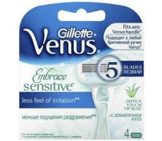 ЖИЛЛЕТ ВЕНУС КАССЕТЫ ЭМБРЕЙС ЧУВСТВ. №4 ЖЕН. [GILLETTE]