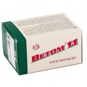 ВЕТОМ 1.1 330МГ. №50 КАПС. ВЕТОМ 1.1 330МГ. №50 КАПС.