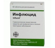 ИНФЛЮЦИД №60 ТАБ. Д/РАСС. ГОМЕОПАТ.