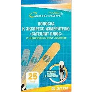 САТЕЛЛИТ СЕНСОРЫ ПЛЮС ПКГЭ-02.4 №25 ТЕСТ-ПОЛОСКИ САТЕЛЛИТ СЕНСОРЫ ПЛЮС ПКГЭ-02.4 №25 ТЕСТ-ПОЛОСКИ