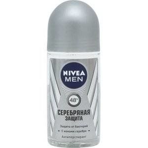 НИВЕЯ ДЕО-РОЛ. СЕРЕБРЯНАЯ ЗАЩИТА МУЖ. 50МЛ. [NIVEA]