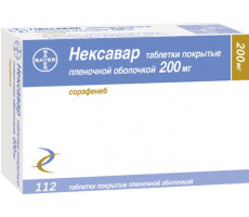 НЕКСАВАР 200МГ. №112 ТАБ. П/П/О /БАЙЕР/