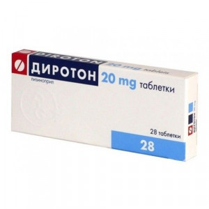 ДИРОТОН 20МГ. №28 ТАБ. /ГЕДЕОН РИХТЕР/ ДИРОТОН 20МГ. №28 ТАБ. /ГЕДЕОН РИХТЕР/