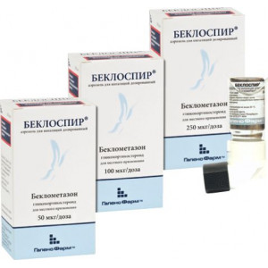 БЕКЛОСПИР 50МКГ/ДОЗА 200ДОЗ №1 АЭРОЗОЛЬ Д/ИНГ. БАЛЛОН /ФАРМФАБРИКА СПБ/