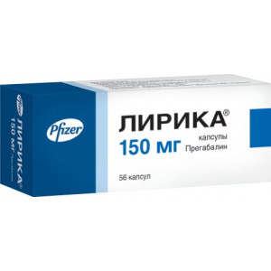 ЛИРИКА 150МГ. №56 КАПС. /ПФАЙЗЕР/ ЛИРИКА 150МГ. №56 КАПС. /ПФАЙЗЕР/