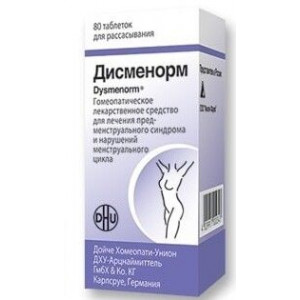 ДИСМЕНОРМ №80 ТАБ. Д/РАСС. ГОМЕОПАТ. ДИСМЕНОРМ №80 ТАБ. Д/РАСС. ГОМЕОПАТ.
