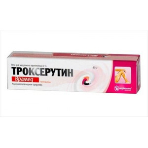 ТРОКСЕРУТИН ВРАМЕД 2% 40Г. ГЕЛЬ Д/НАРУЖ.ПРИМ. ТУБА /СОФАРМА/ ТРОКСЕРУТИН ВРАМЕД 2% 40Г. ГЕЛЬ Д/НАРУЖ.ПРИМ. ТУБА /СОФАРМА/
