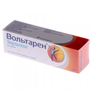 ВОЛЬТАРЕН ЭМУЛЬГЕЛЬ 1% 20Г. ГЕЛЬ Д/НАРУЖ.ПРИМ. ТУБА ВОЛЬТАРЕН ЭМУЛЬГЕЛЬ 1% 20Г. ГЕЛЬ Д/НАРУЖ.ПРИМ. ТУБА