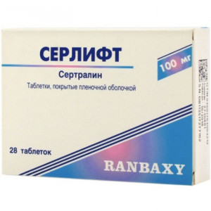 СЕРЛИФТ 100МГ. №28 ТАБ. П/П/О /РАНБАКСИ/САН ФАРМАСЬЮТИКАЛ/ СЕРЛИФТ 100МГ. №28 ТАБ. П/П/О /РАНБАКСИ/САН ФАРМАСЬЮТИКАЛ/